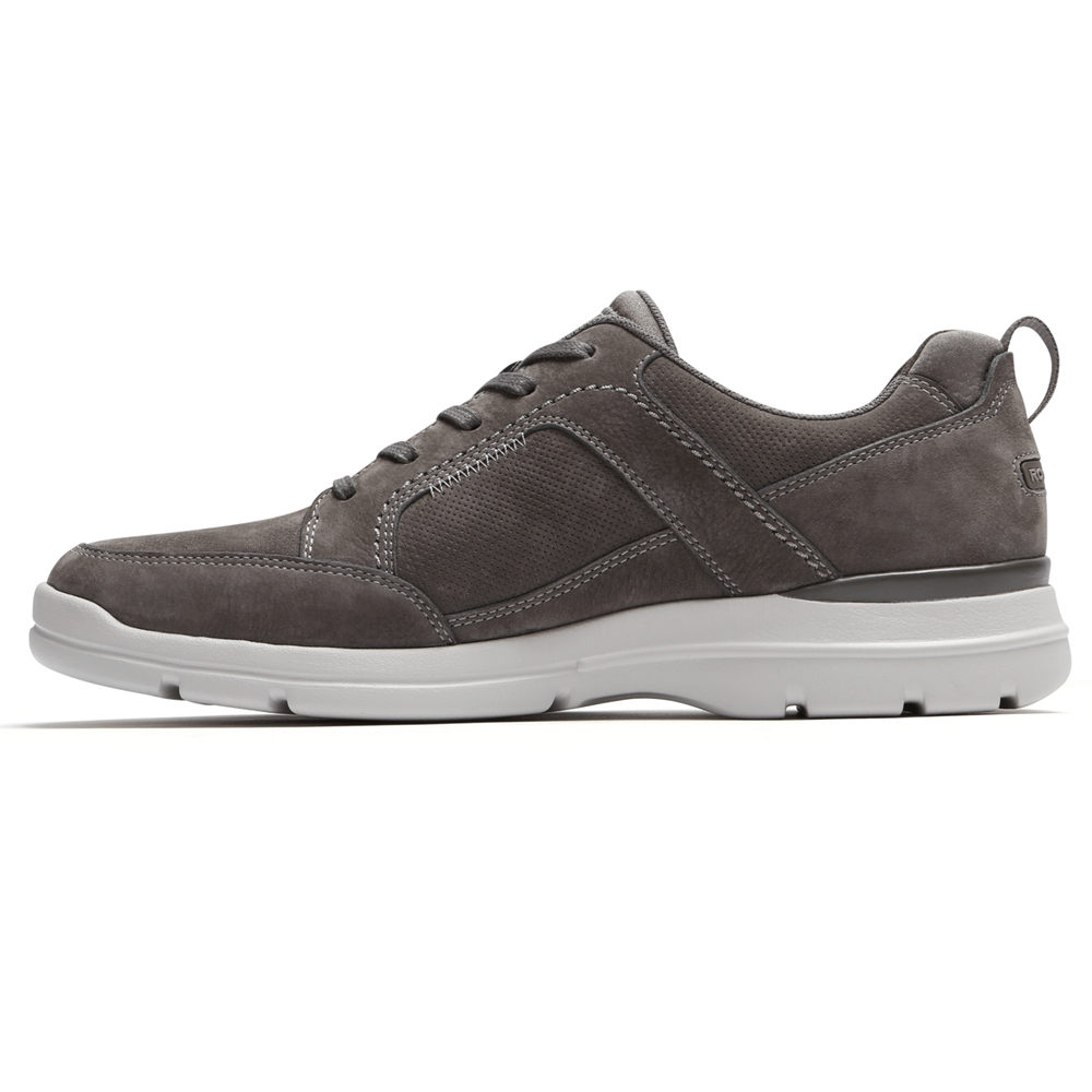 Rockport Mens Sneakers Dark Grey - City Edge Lace-Up - UK 289-TNJHWA